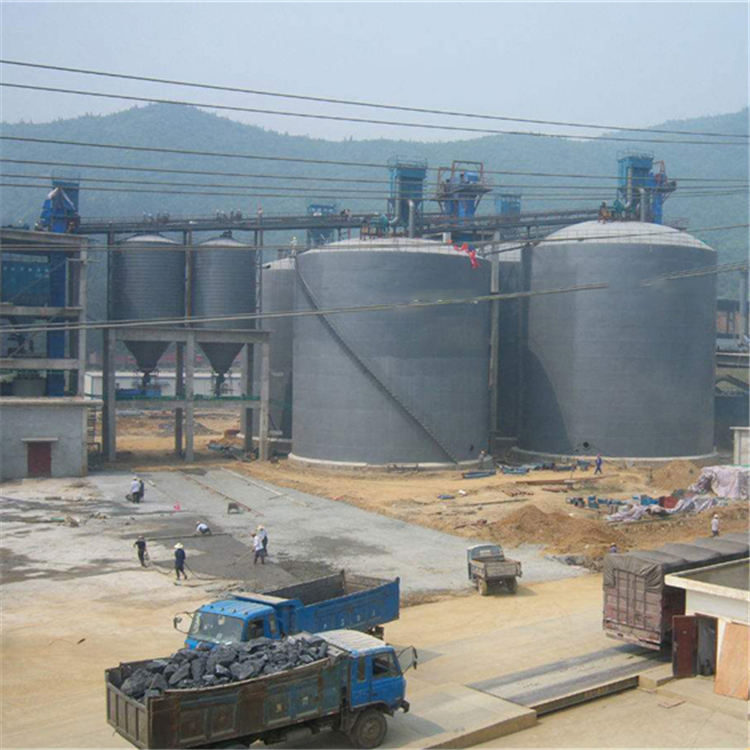 吴忠水泥钢板仓2座3000吨青岛项目进入施工
